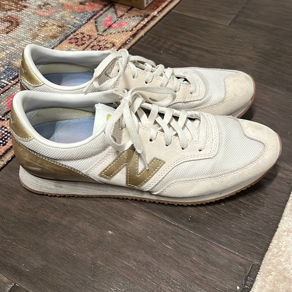Cream New Balance Sneakers Women’s US size 10